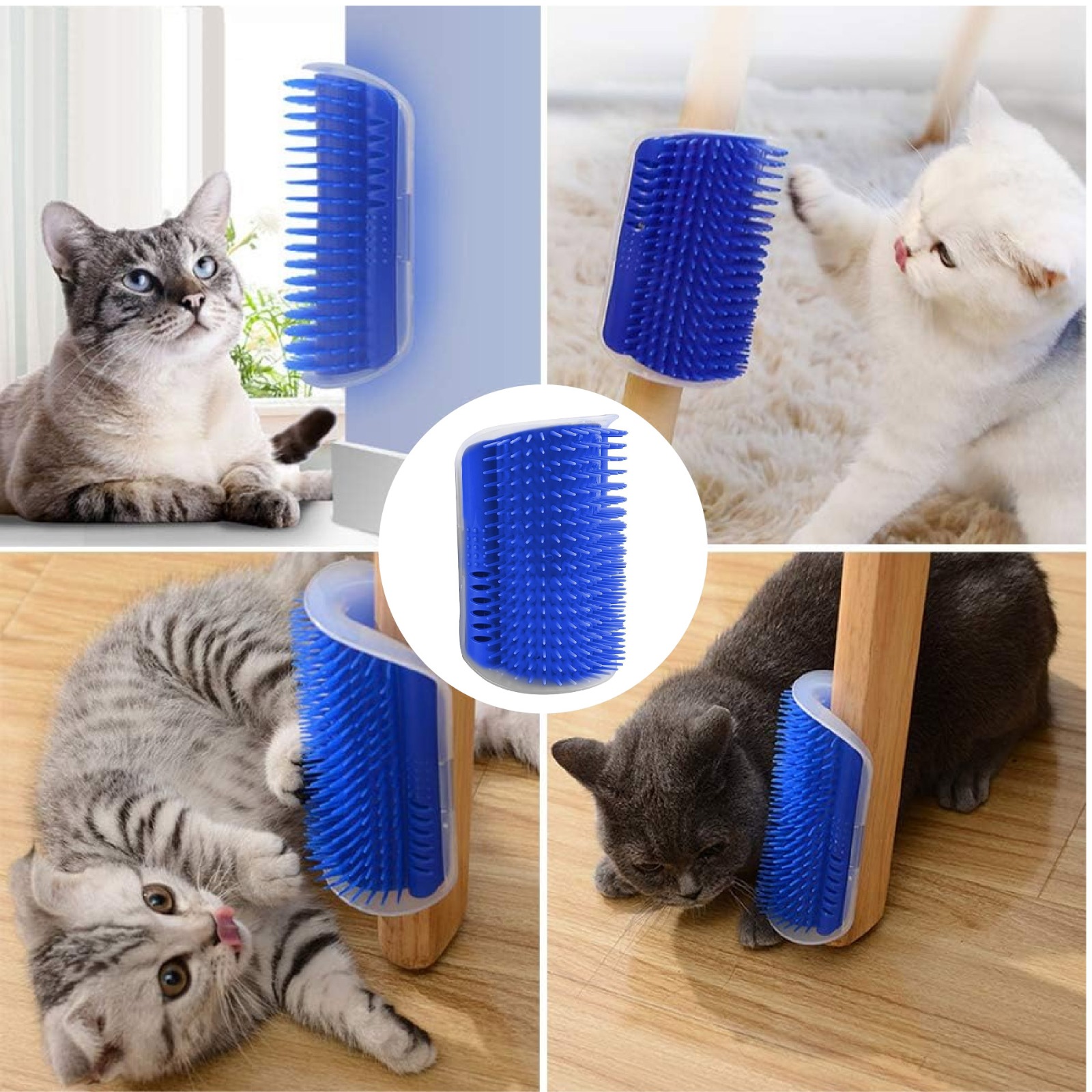 Miniatura 4 de Cepillo Rascador Para Gatos Esquinero